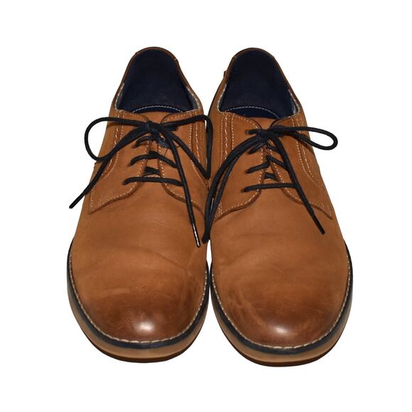 SPERRY $95‎ Newman Leather Lace Up Oxford Dress Shoe Tan Men's 9.5 M - Picture 4 of 6